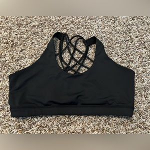CVG black butterfly back bras - large